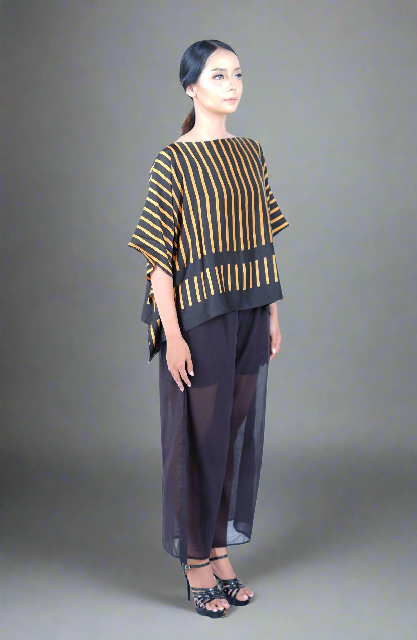 Stripe Long Grace Top